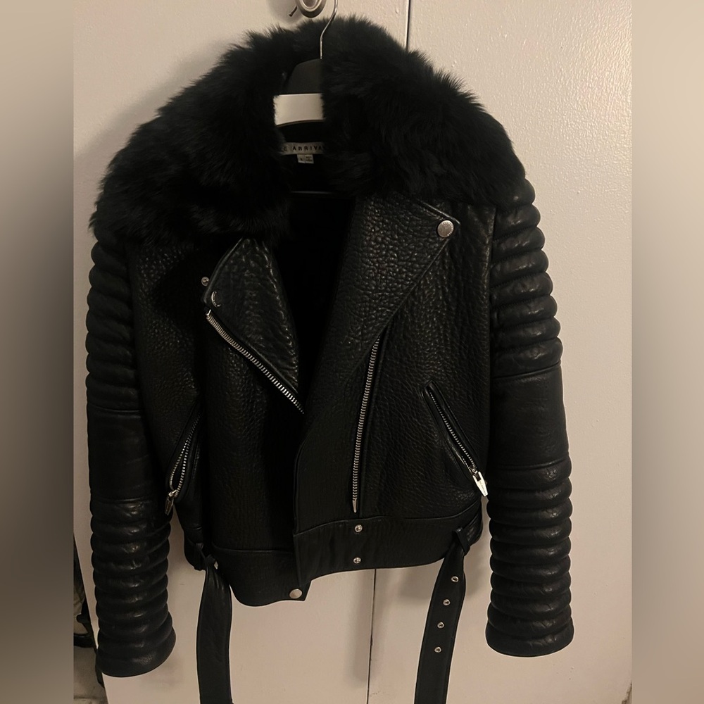 The Arrivals Ranier Moto Leather Jacket